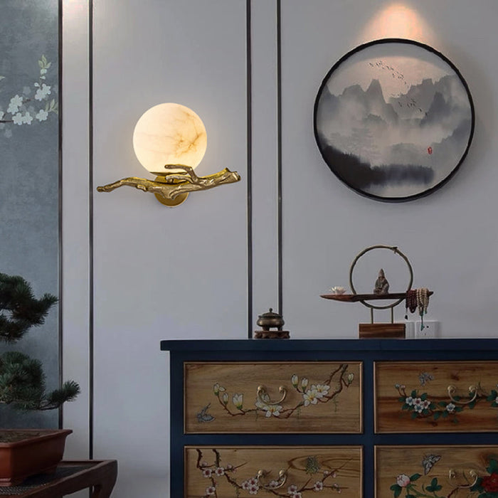 Moderne kreative Marmorwandlampe