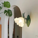 Wandleuchte in Form einer Blume