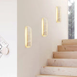 StoneGlow Recta – Moderne Wandleuchte aus Naturstein