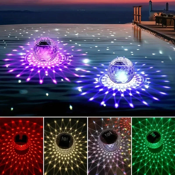 SOLAFLARE Schwimmende Solar Poolbeleuchtung