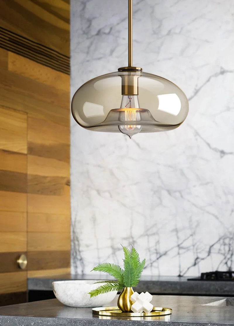 LumiLoft Glas Pendelleuchte