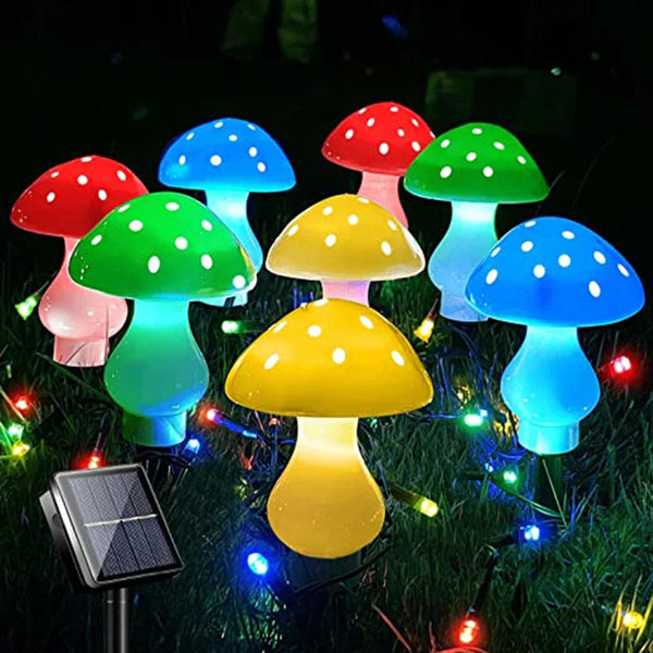 LUMIGLOW Solar-Pilz-Lichterkette