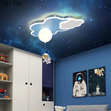 CosmoGlow LED Astronauten Wolken-Deckenleuchte