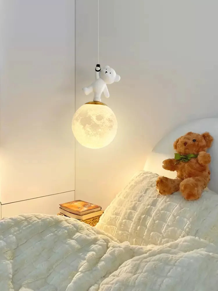 Nordic Bear Glow – Verspielte LED-Hängeleuchte für Kinderzimmer & Kreativräume