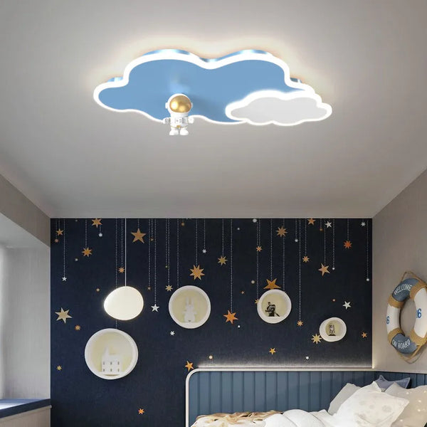 CosmoGlow LED Astronauten Wolken-Deckenleuchte
