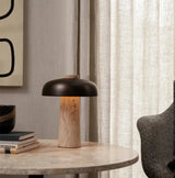 Natural Travertine Tischlampe