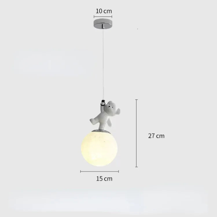 Nordic Bear Glow – Verspielte LED-Hängeleuchte für Kinderzimmer & Kreativräume