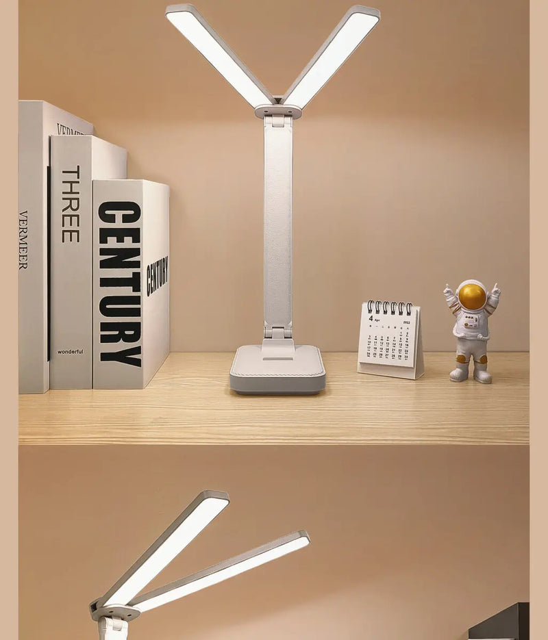 LumoFlex – Wiederaufladbare Faltbare LED-Schreibtischlampe mit Touch-Steuerung & Augenschutz