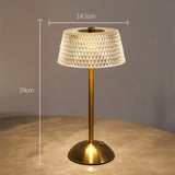 LumaGlow Touch – Wiederaufladbare Glas-LED-Nachtlampe