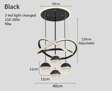 LumaCrest LED Pendelleuchte – Modernes Art Deco-Design für Esszimmer und Wohnzimmer