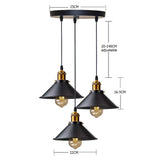 IronGlow Vintage LED Pendelleuchte – Retro Loftlampe für Küche & Esszimmer