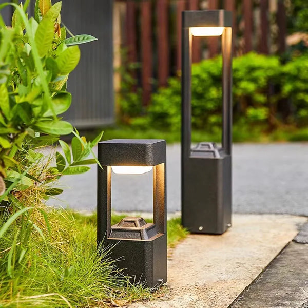 LumiPad Moderne LED Gartenlampe – Minimalistisches IP55 Außenlicht für Garten, Einfahrt, Hof & Landschaft