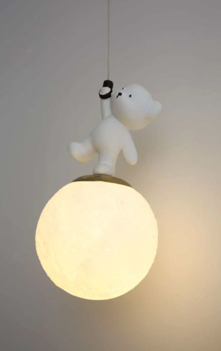 Nordic Bear Glow – Verspielte LED-Hängeleuchte für Kinderzimmer & Kreativräume