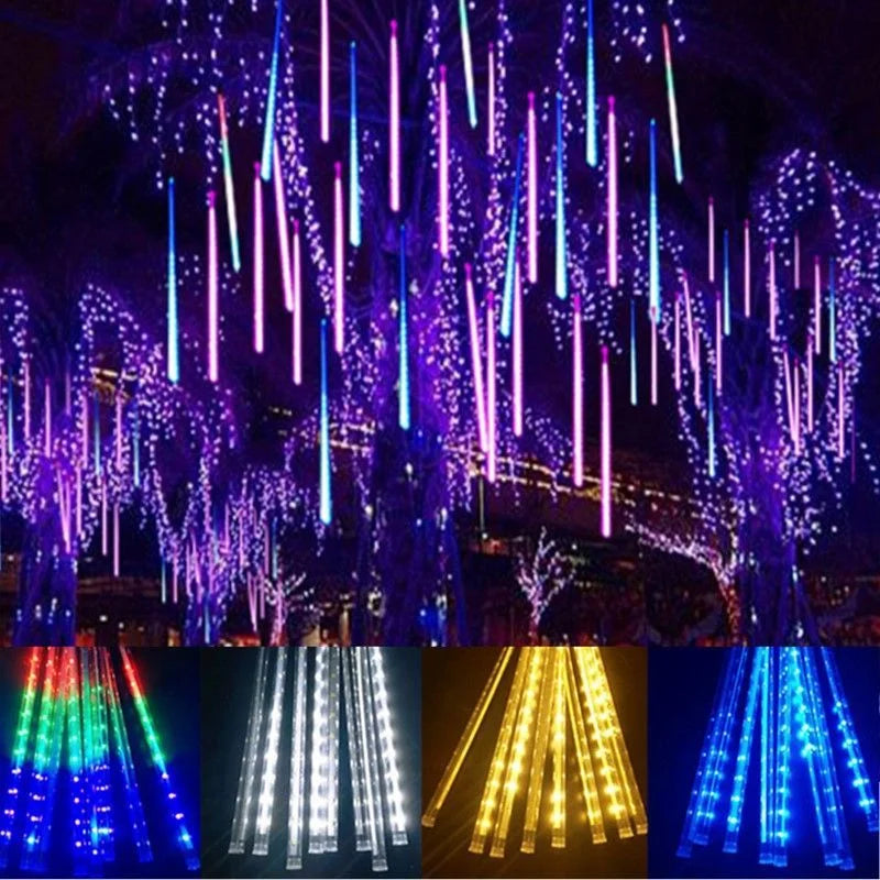 SternFall 50cm LED Meteorregen-Lichterkette,  Weihnachtsbeleuchtung