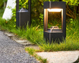 LumiPad Moderne LED Gartenlampe – Minimalistisches IP55 Außenlicht für Garten, Einfahrt, Hof & Landschaft