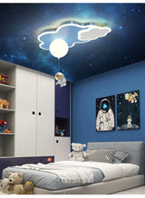 CosmoGlow LED Astronauten Wolken-Deckenleuchte