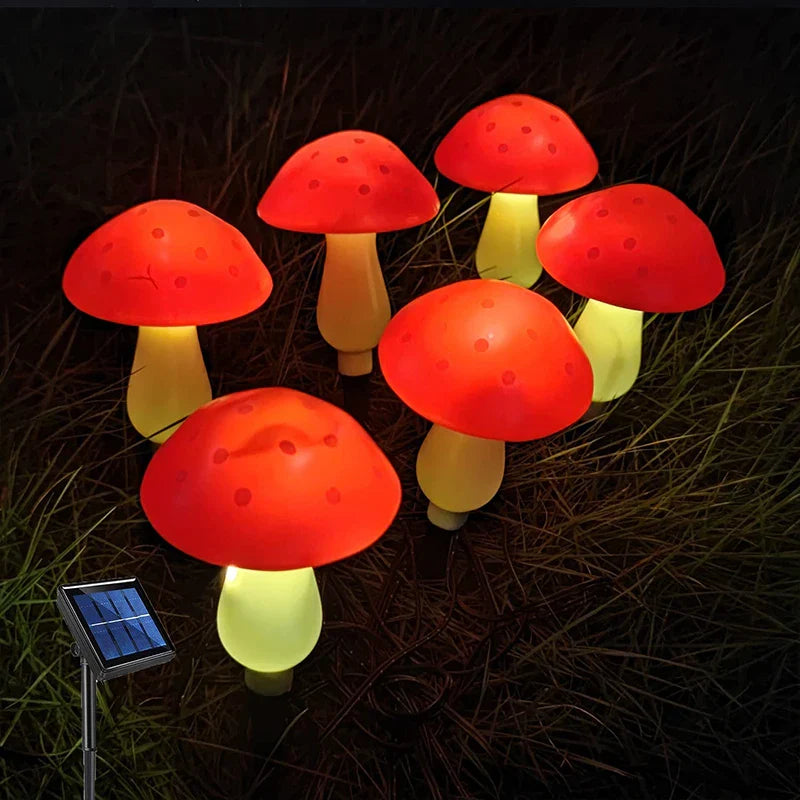 LUMIGLOW Solar-Pilz-Lichterkette