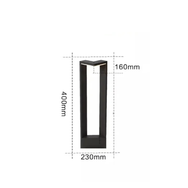 LumiPillar Aluminium LED Gartenleuchte