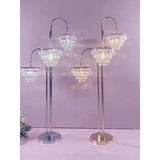 LumiÉclat Kristall-Blumenvase & LED-Kerzenleuchter – Edle Tischdeko für Hochzeit, Party & Zuhause