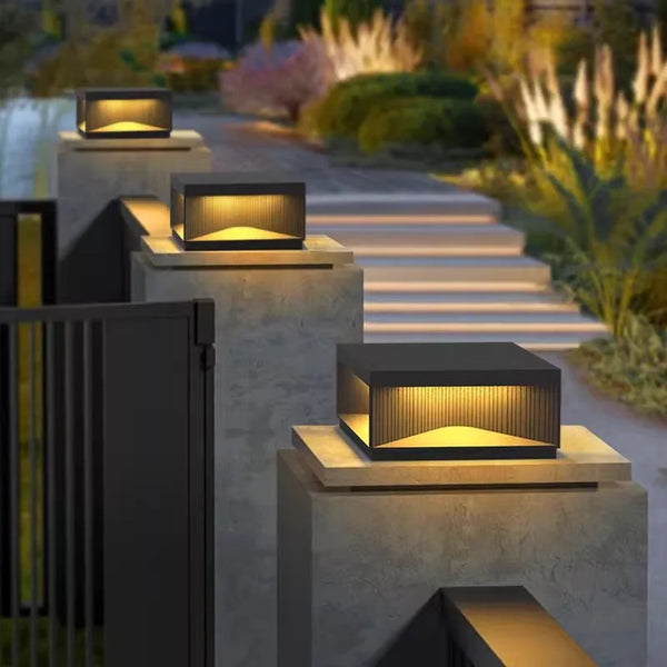 LuxoBox LED Garten-Pfeilerleuchte