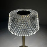 LumaGlow Touch – Wiederaufladbare Glas-LED-Nachtlampe