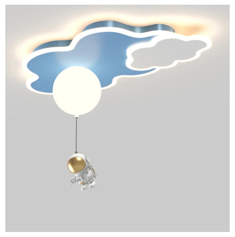 CosmoGlow LED Astronauten Wolken-Deckenleuchte