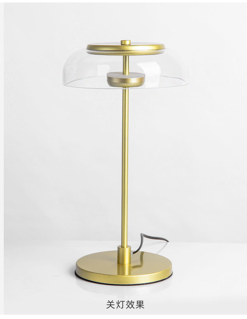 Aurélo – Designer Tischlampe aus Glas mit LED & Postmodernem Stil