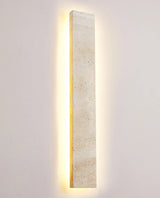 StoneGlow Recta – Moderne Wandleuchte aus Naturstein