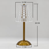 Aurora CrystalTouch – Klassische Kristall-LED-Tischlampe mit Touchbedienung