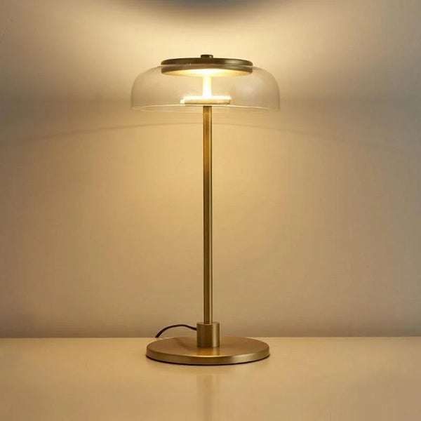 Aurélo – Designer Tischlampe aus Glas mit LED & Postmodernem Stil