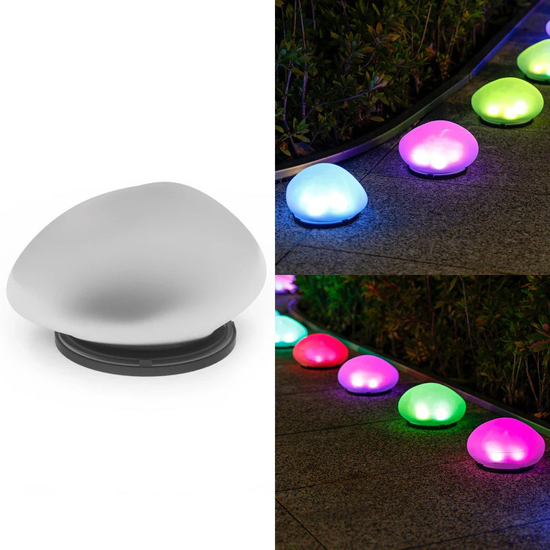 LUXGLOW Solar-Kiesel Außenleuchte