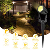 PowerBeam LED Gartenstrahler Außen – Wasserdichte Landschaftsbeleuchtung