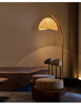 ZenGlow Wabi-Sabi LED Stehlampe – Nordisches & Japanisches Design für eine Ruhige Atmosphäre