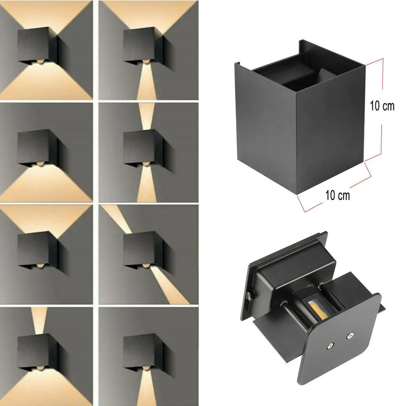 LUMICUBE LED Wandleuchten Set (4 Stück)