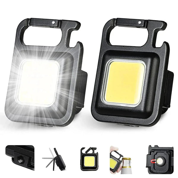LumiKey Mini COB LED Schlüsselanhängerlampe