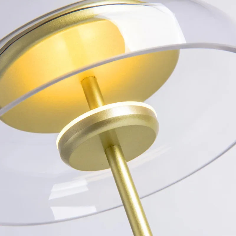 Aurélo – Designer Tischlampe aus Glas mit LED & Postmodernem Stil
