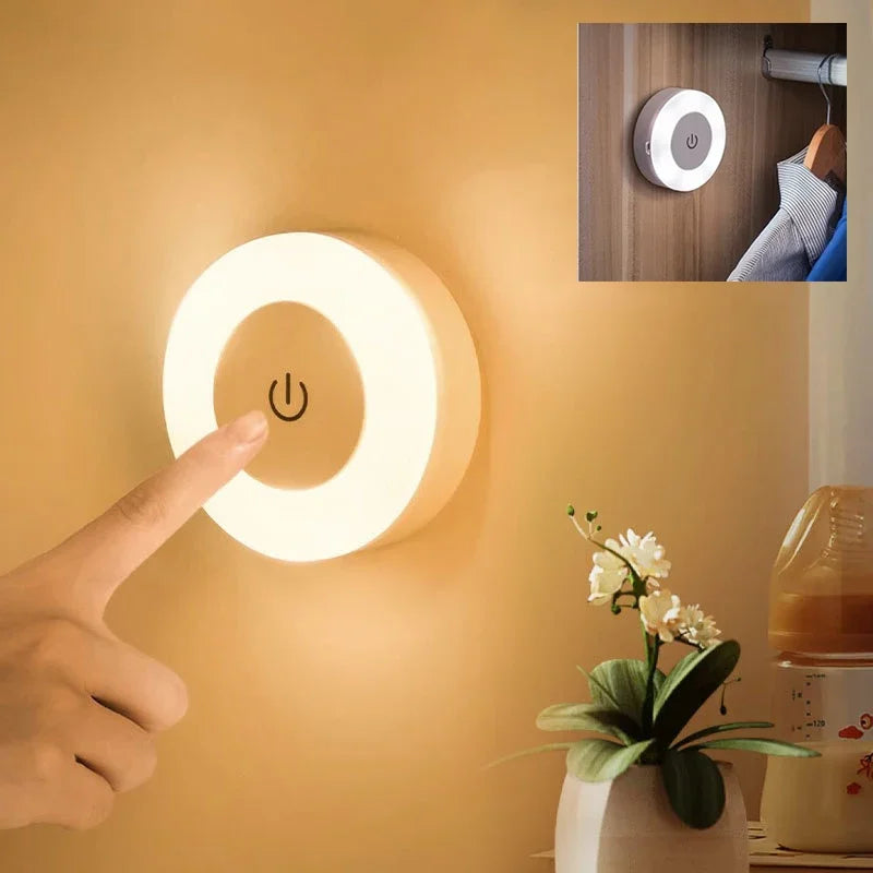 GlowDot USB Wiederaufladbares LED Nachtlicht