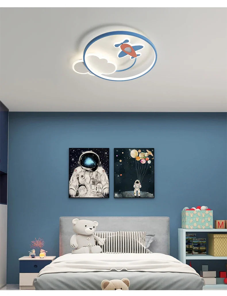 DreamGlow Dimmbarer LED-Kronleuchter für Kinderzimmer