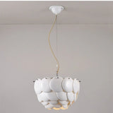 Französischer Handgefertigter Luxus-Keramikkronleuchter