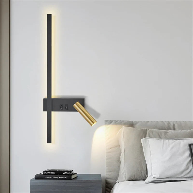AuroraLuma Nordic Dual LED Wandleuchte