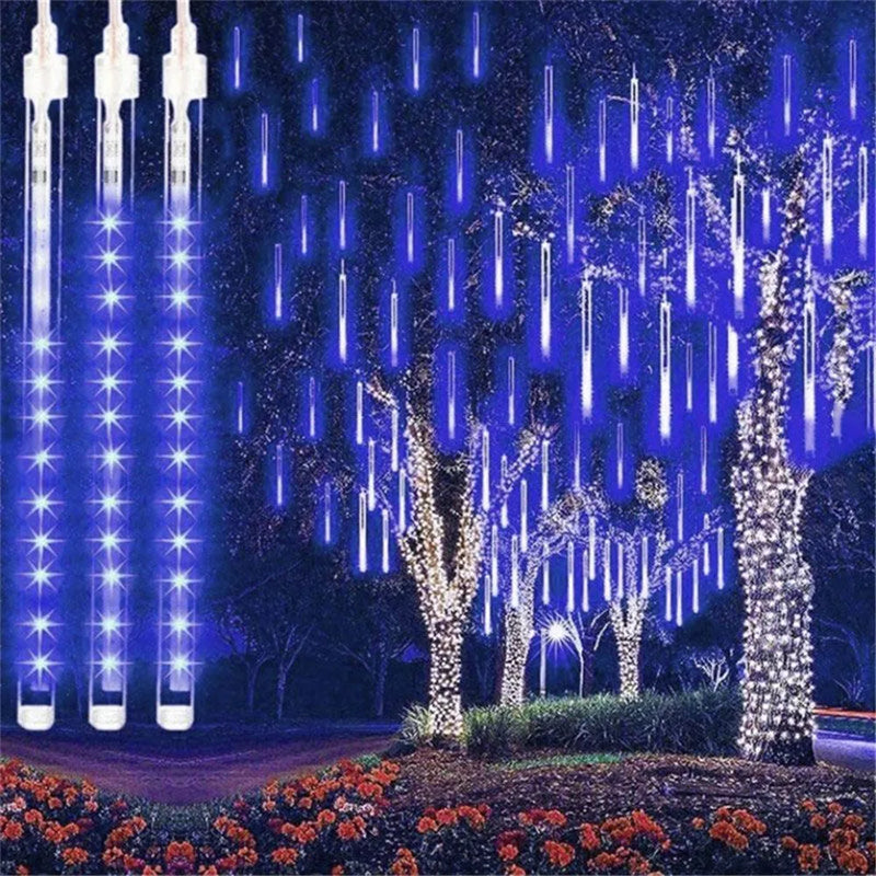 SternFall 50cm LED Meteorregen-Lichterkette,  Weihnachtsbeleuchtung