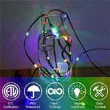 GLOWLINE – 10M-100M Wasserdichte LED-Lichterkette mit 8 Modi