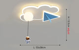 CosmoGlow LED Astronauten Wolken-Deckenleuchte