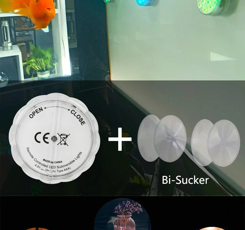 LUMISNAP 10-LED RGB Unterwasser-Magnetleuchten