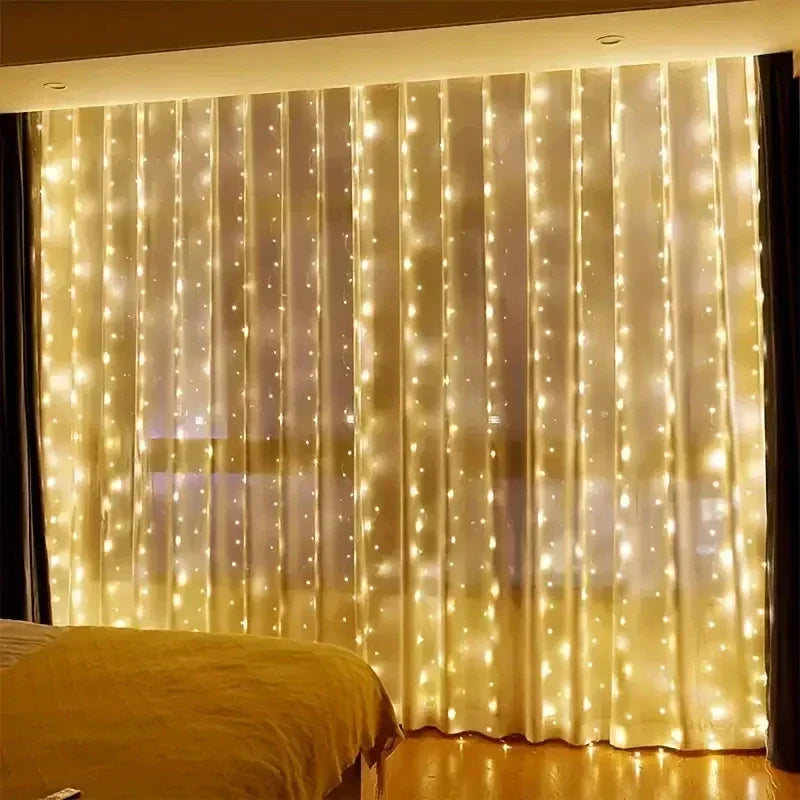 LumiCurtain USB LED Vorhanglichter mit Fernbedienung