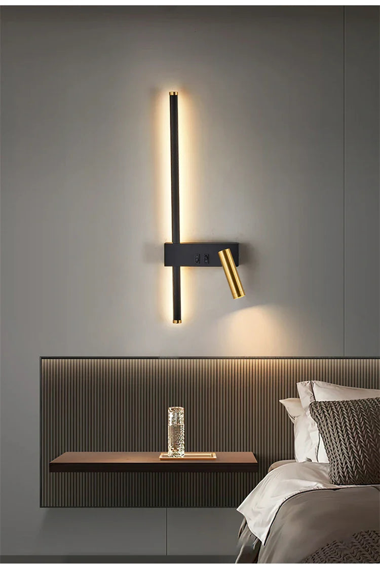 AuroraLuma Nordic Dual LED Wandleuchte