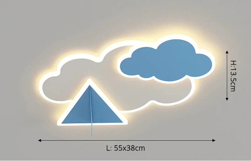CosmoGlow LED Astronauten Wolken-Deckenleuchte
