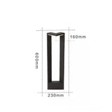 LumiPillar Aluminium LED Gartenleuchte