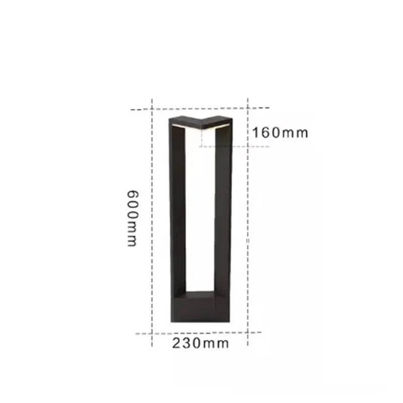 LumiPillar Aluminium LED Gartenleuchte