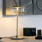 Aurélo – Designer Tischlampe aus Glas mit LED & Postmodernem Stil